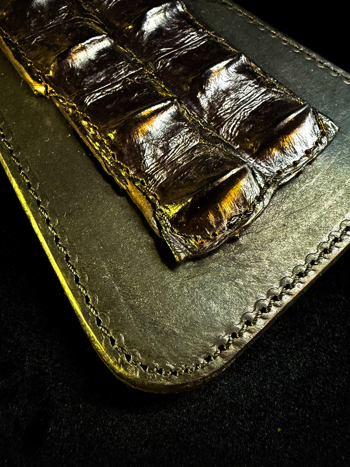 Crocodile Leather Soft Paddle, photo 6 of 14