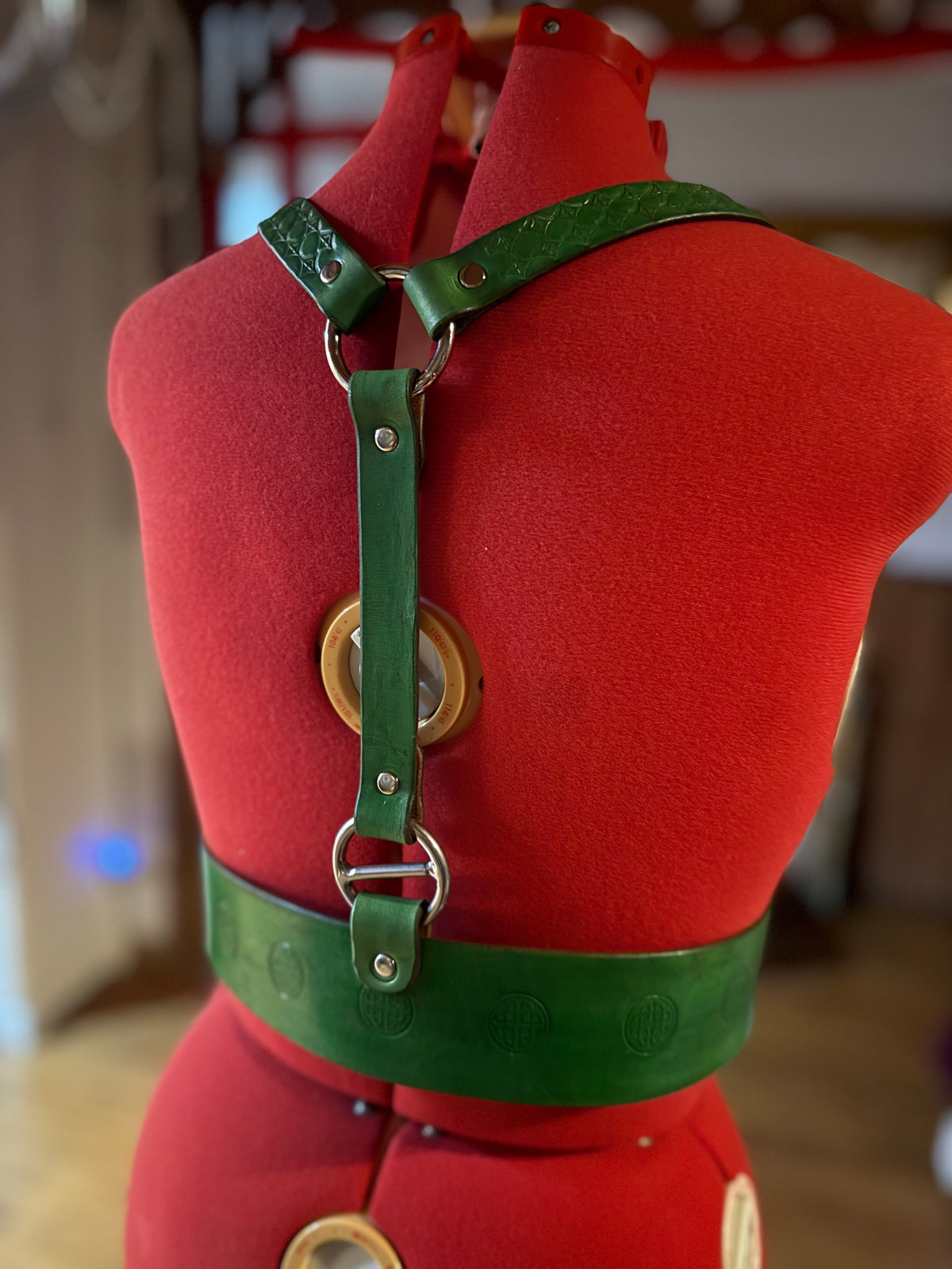 Hand-Dyed Under-Bust Harness, Choose Your Colour, photo 6 of 8
