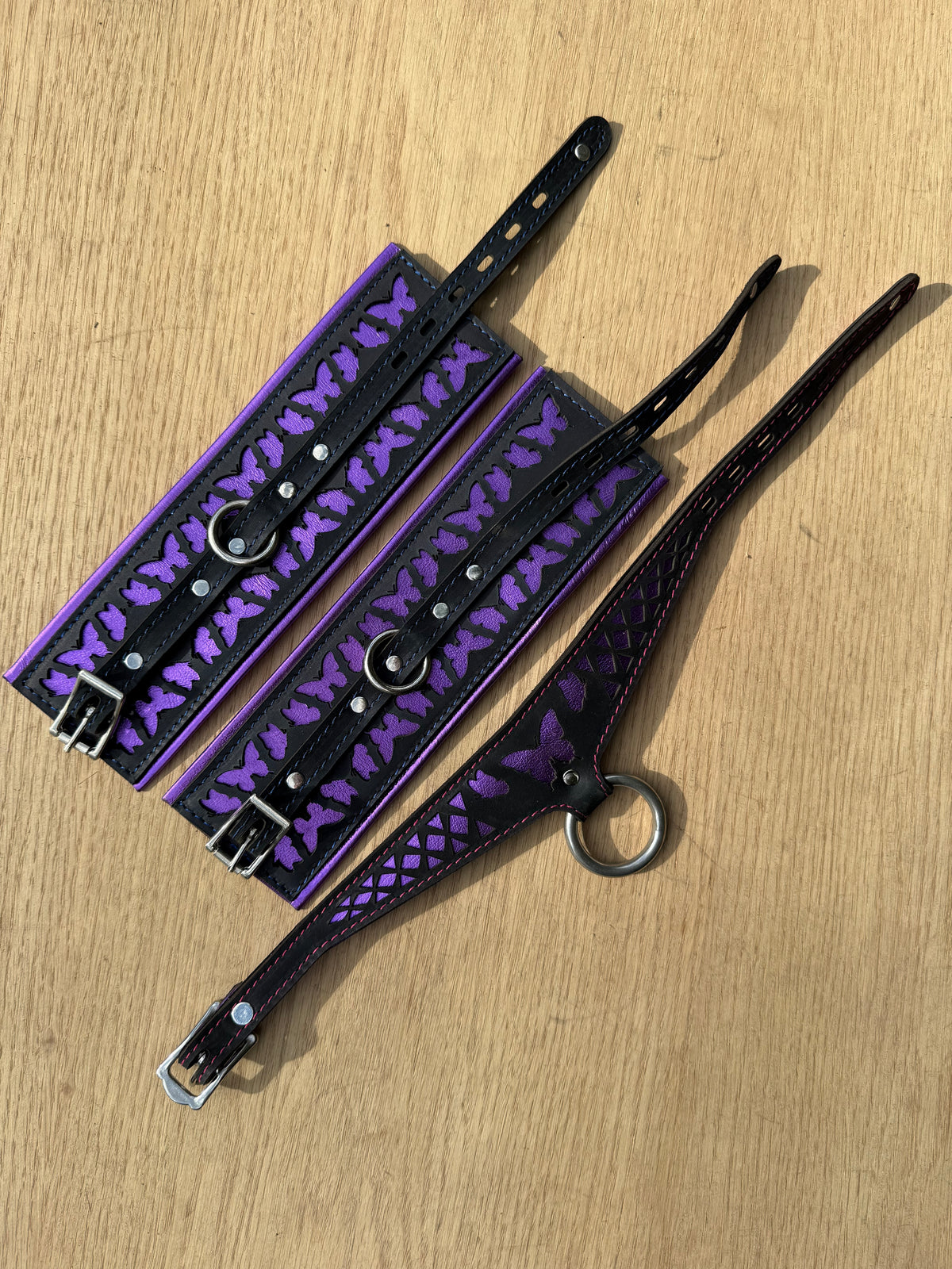 Handmade leather by The Shibari Sir, Australia