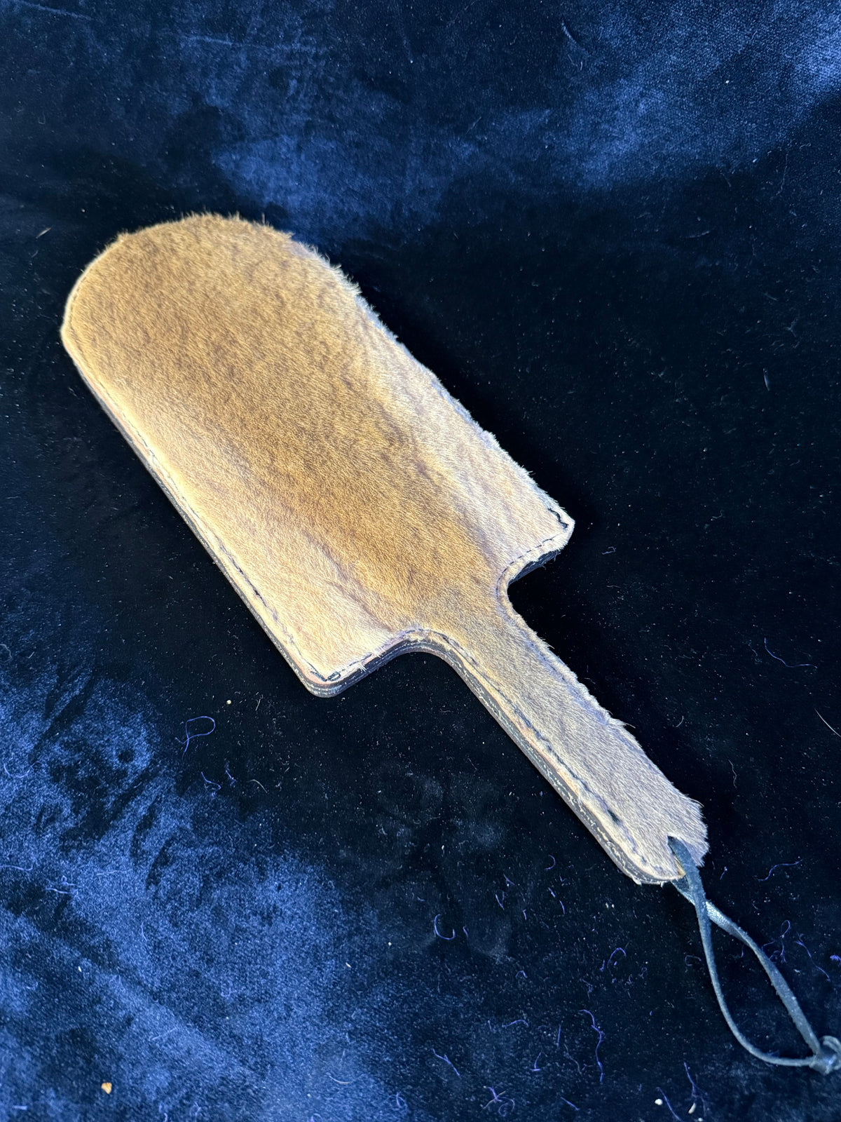 Red Leather Paddle with Kangaroo Leather, photo 2 of 5