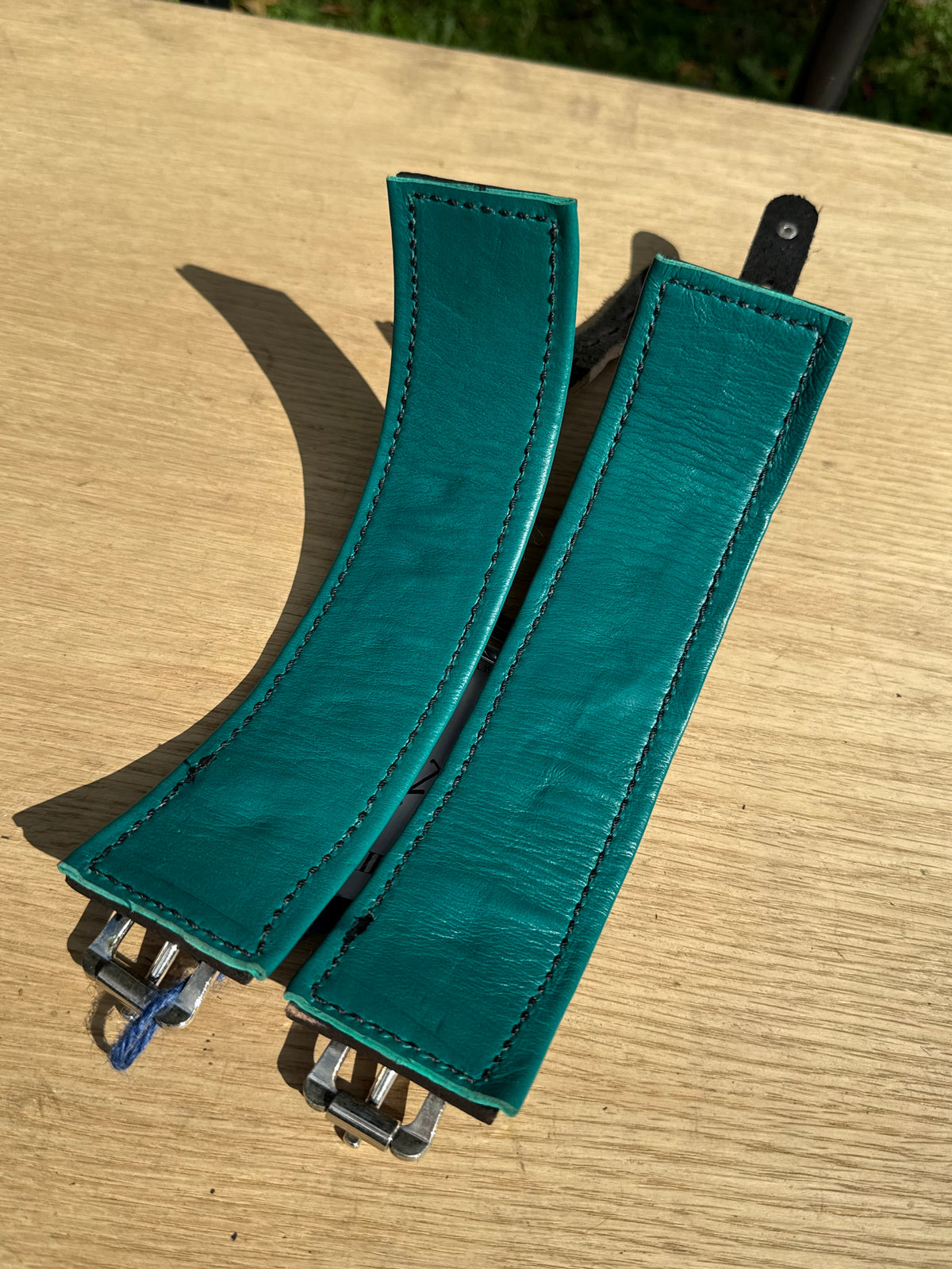 Single Strap Padded Leather Cuffs (Pair), photo 9 of 12