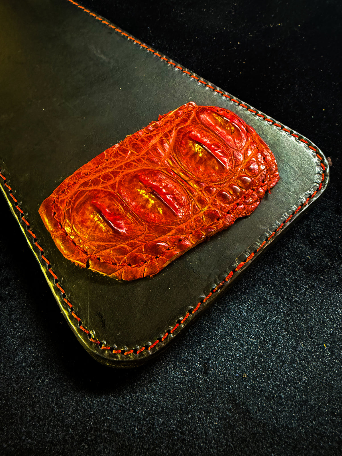 Crocodile Leather Soft Paddle, photo 9 of 14