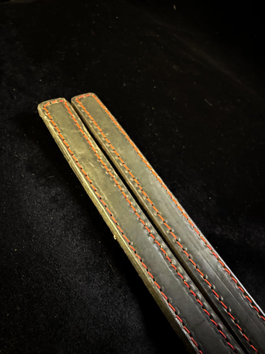 Leather Tawse, handmade in Australia by The Shibari Sir