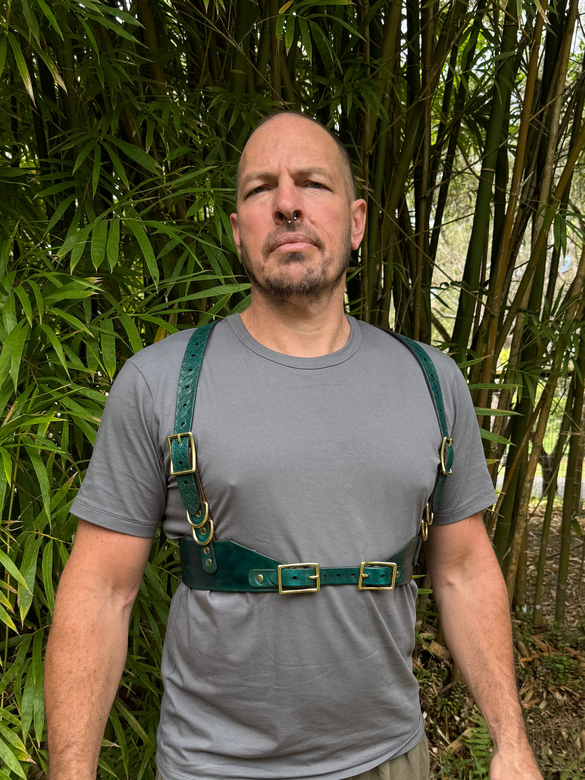 Hand-Dyed Under-Bust Harness, Choose Your Colour
