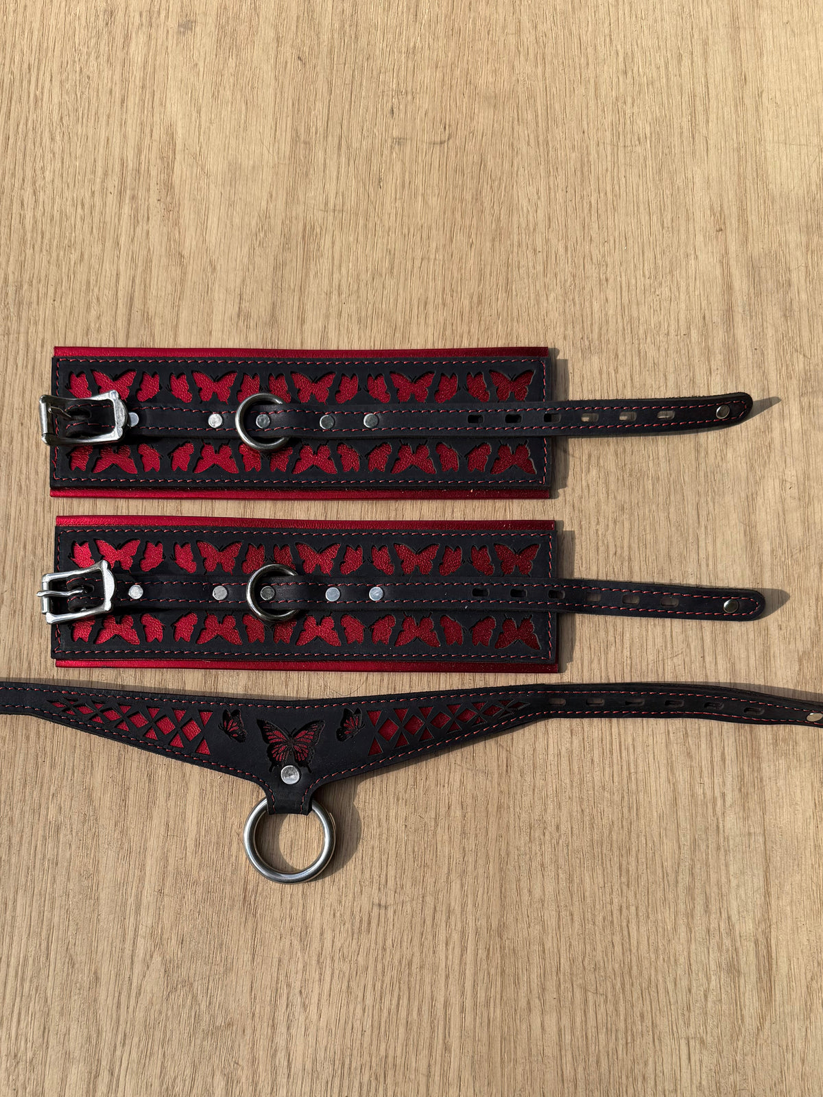 Handmade leather by The Shibari Sir, Australia