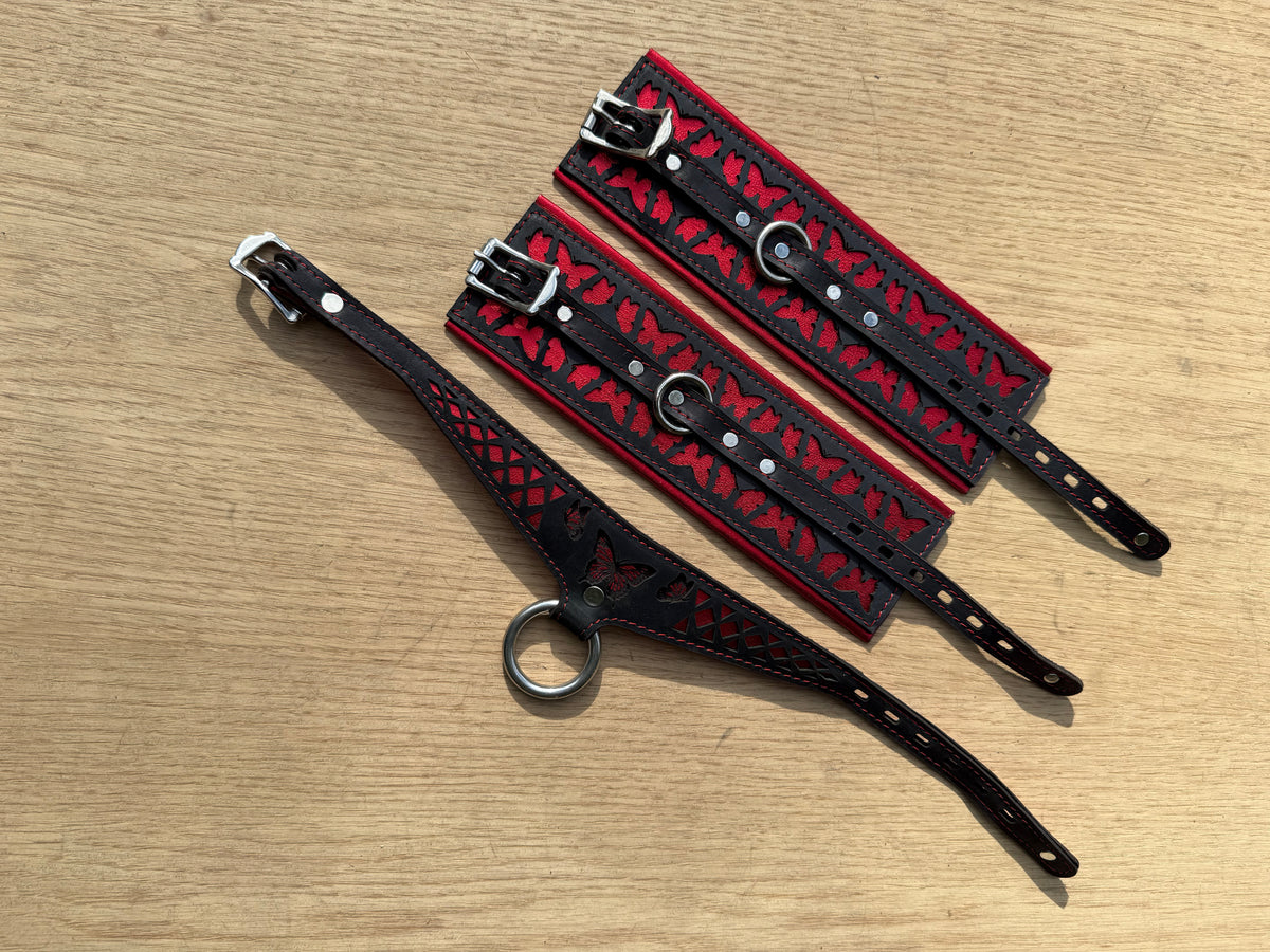 Handmade leather by The Shibari Sir, Australia