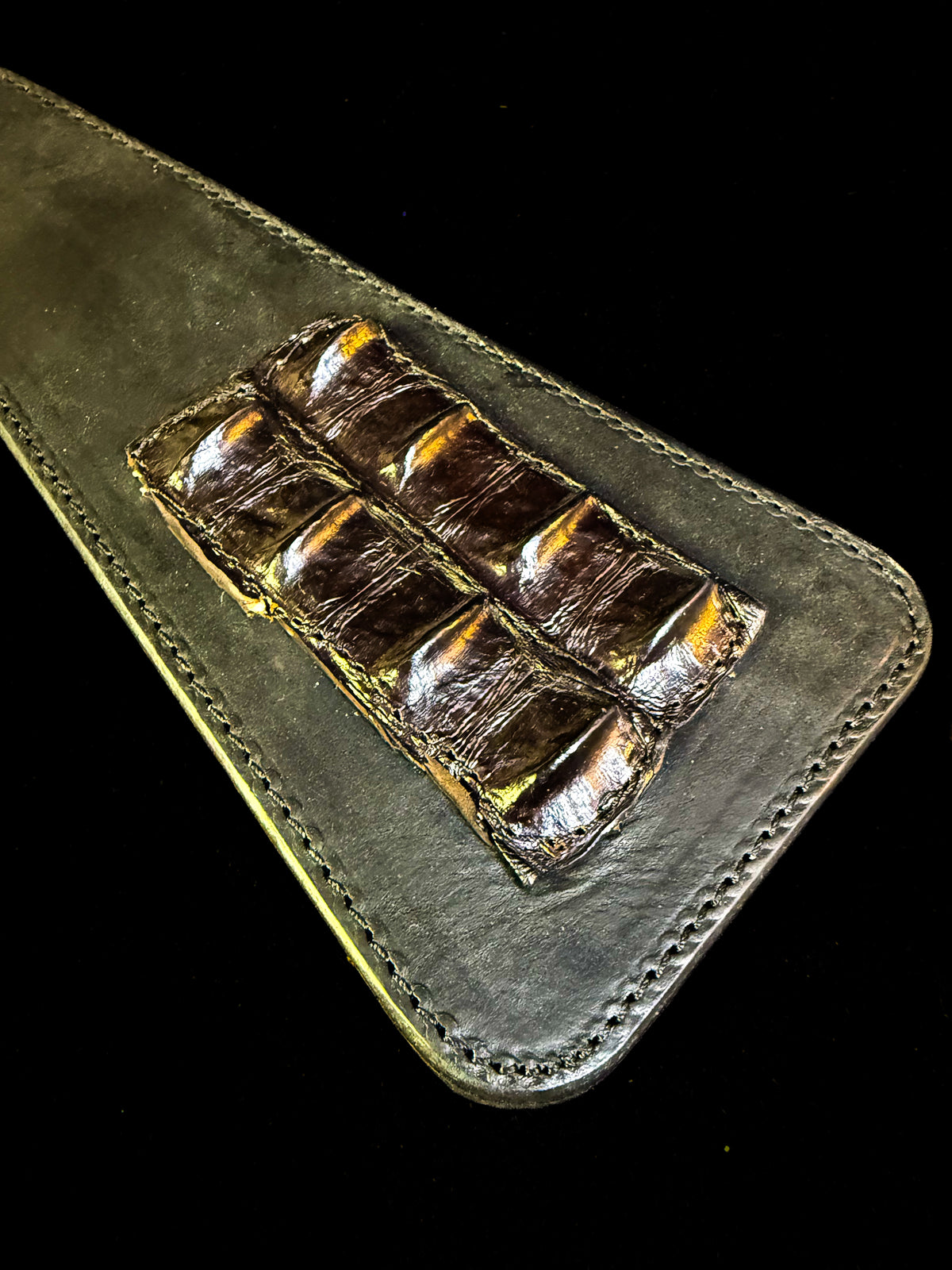 Crocodile Leather Soft Paddle, photo 4 of 14