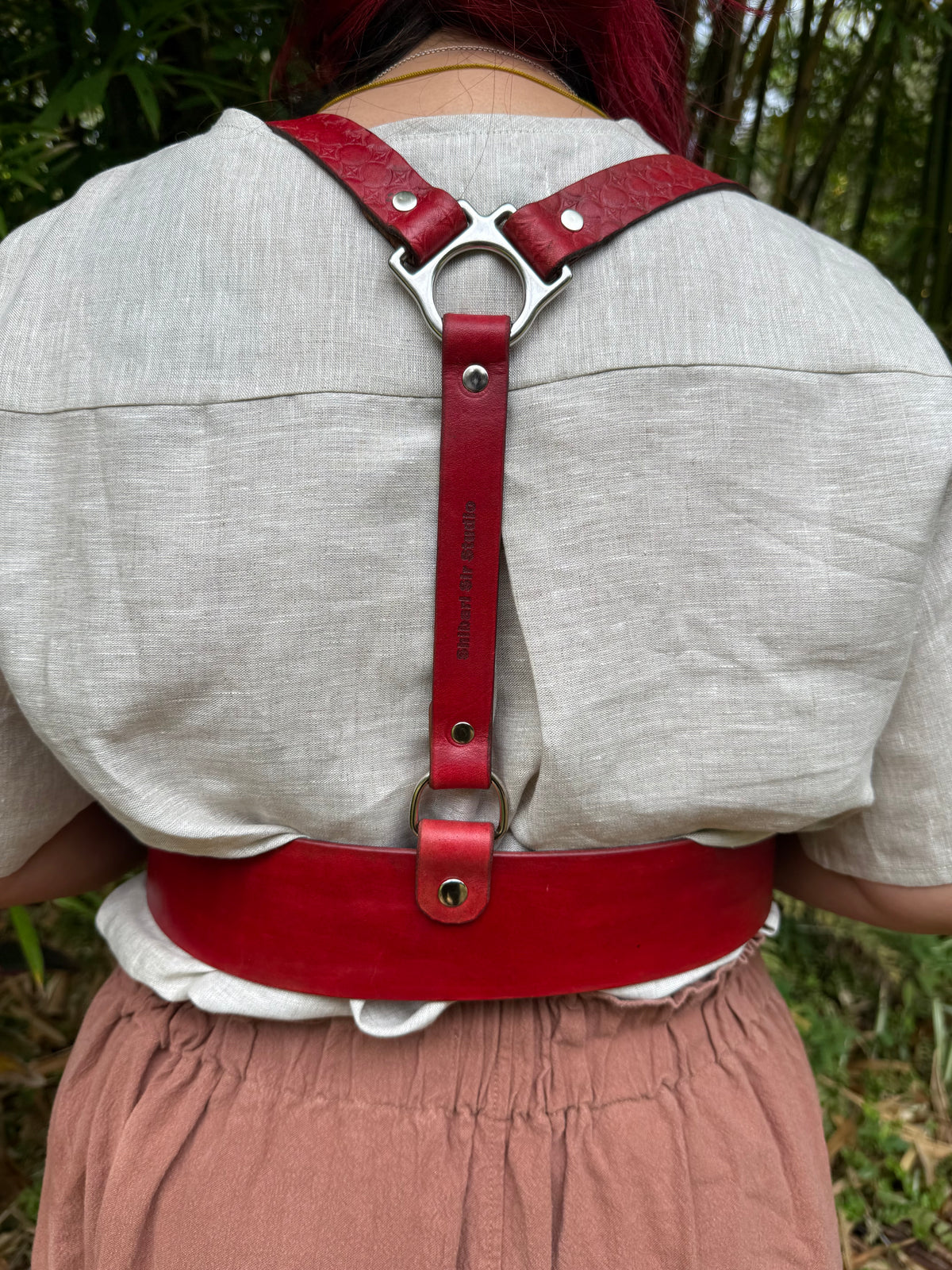 Hand-Dyed Under-Bust Harness, Choose Your Colour