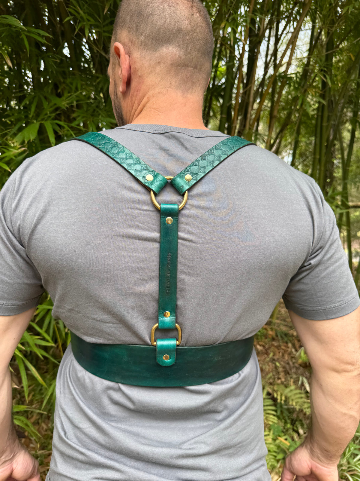 Hand-Dyed Under-Bust Harness, Choose Your Colour
