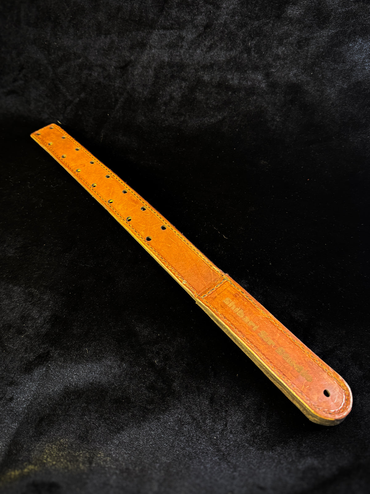 Leather Flapper Paddle, handmade in Australia by The Shibari Sir