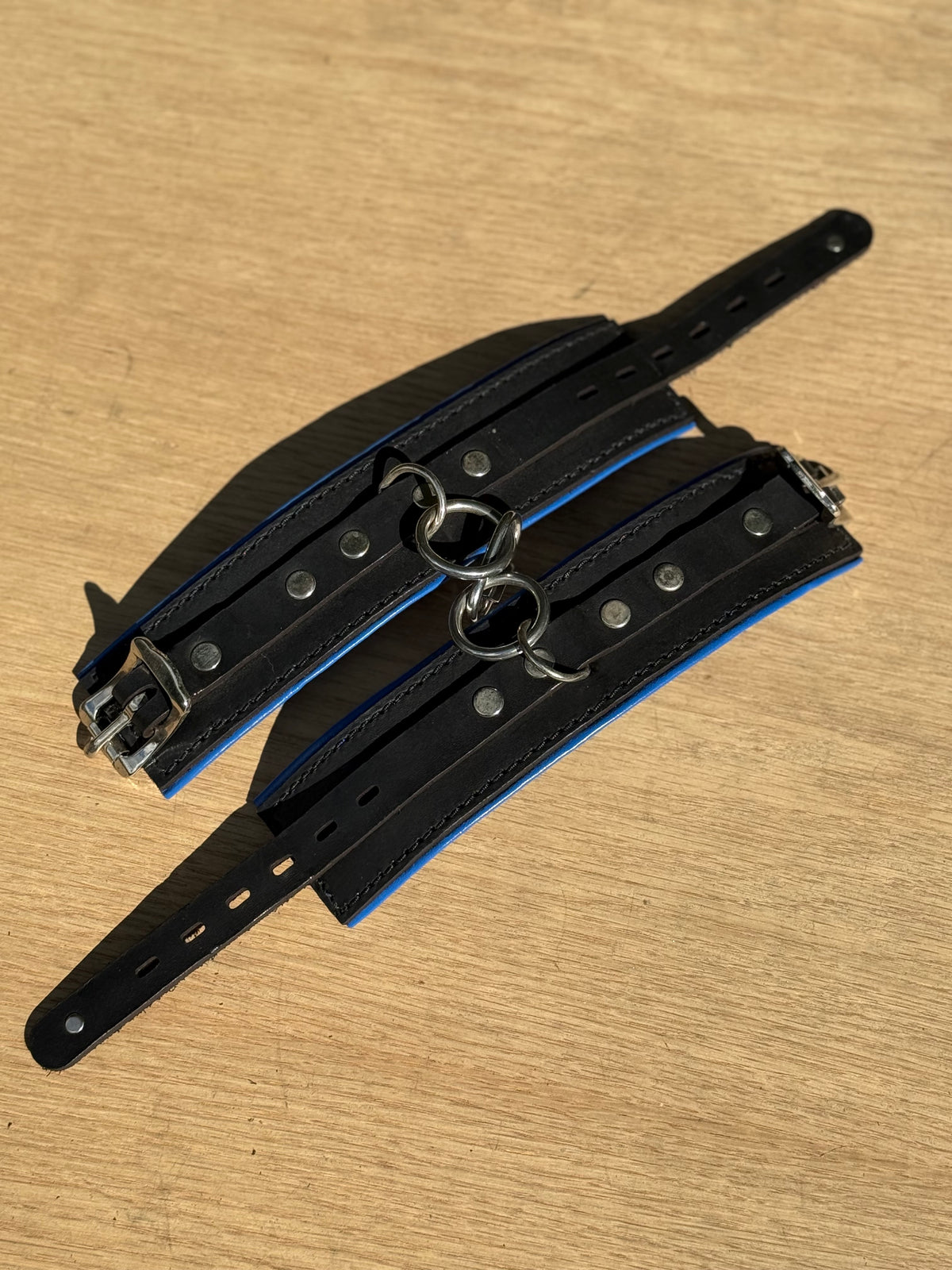 Single Strap Padded Leather Cuffs (Pair), photo 12 of 12