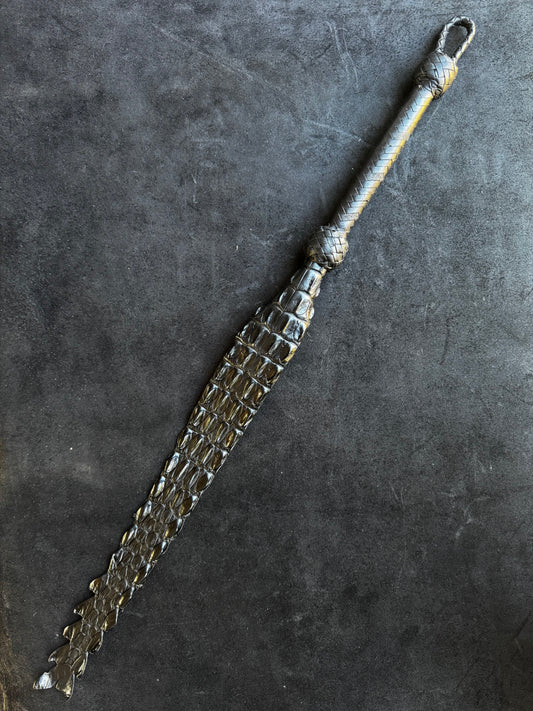 Crocodile Dragon's Tail, handmade in Australia by The Shibari Sir