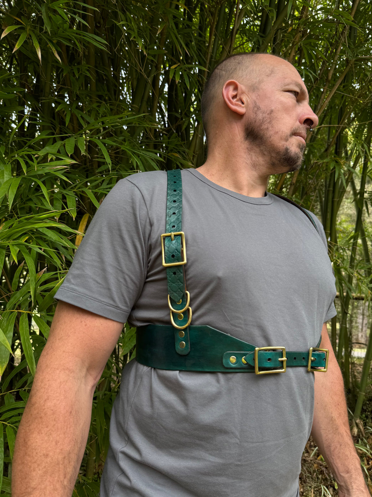 Hand-Dyed Under-Bust Harness, Choose Your Colour