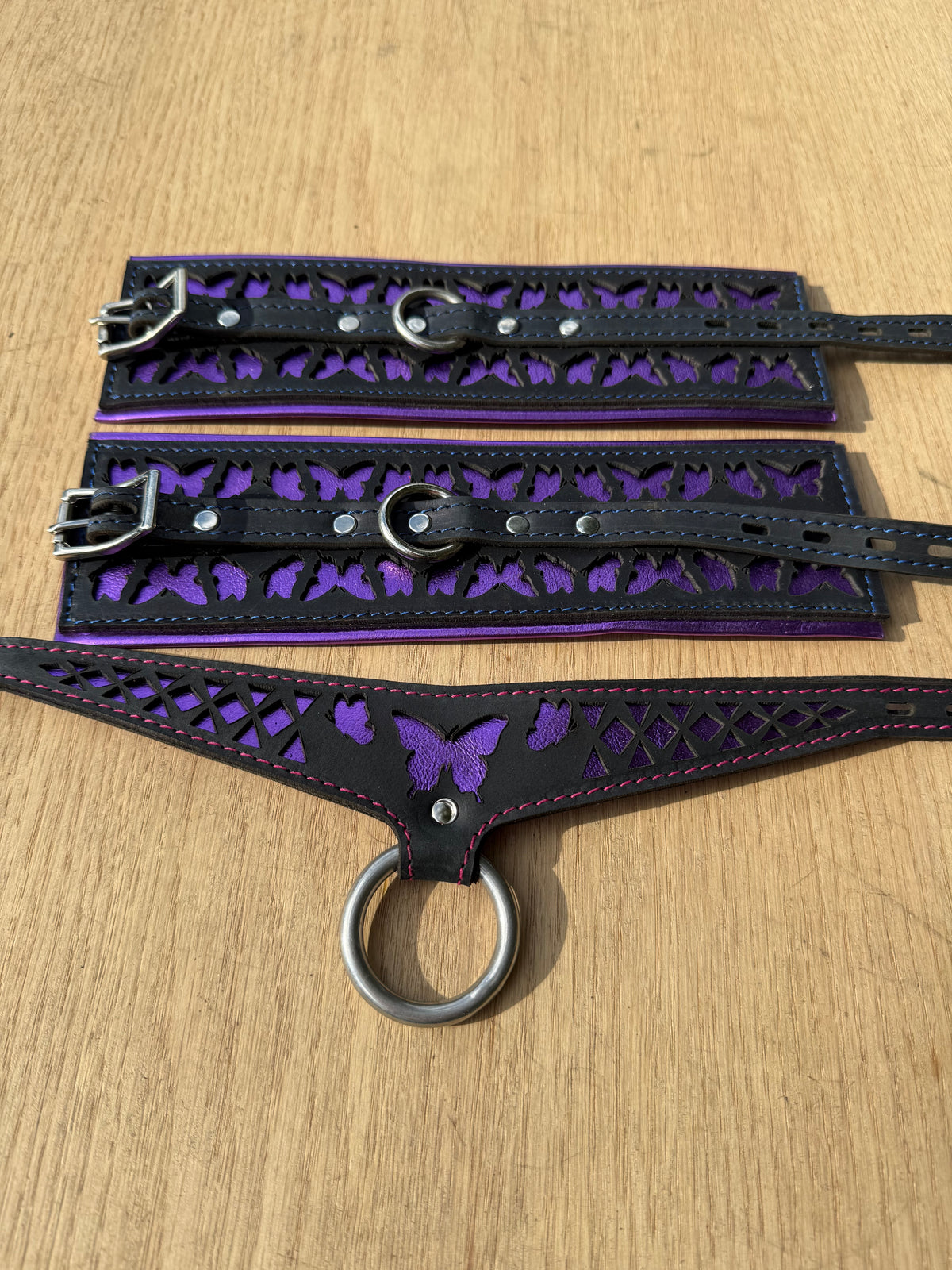Handmade leather by The Shibari Sir, Australia
