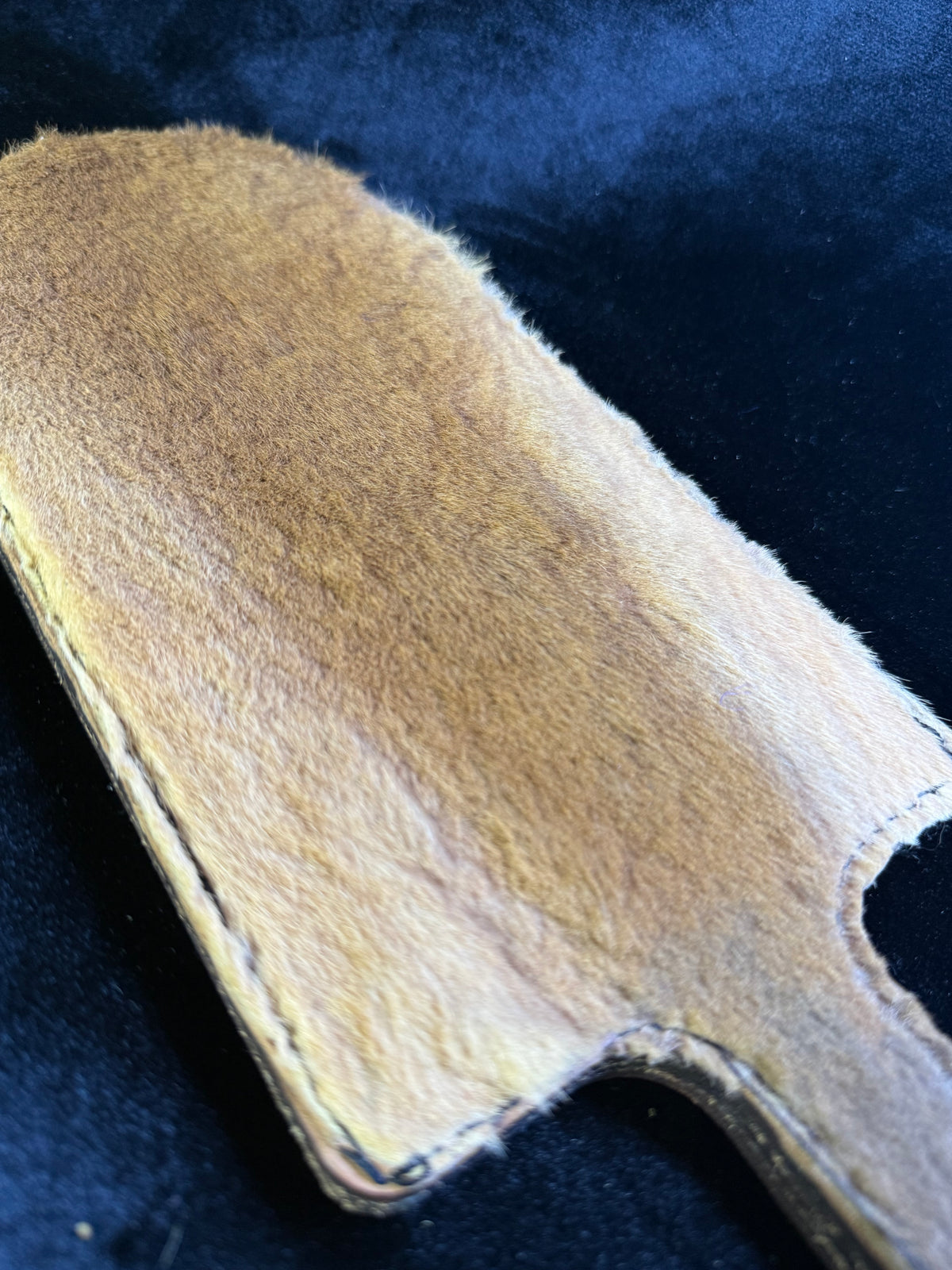 Red Leather Paddle with Kangaroo Leather, photo 3 of 5