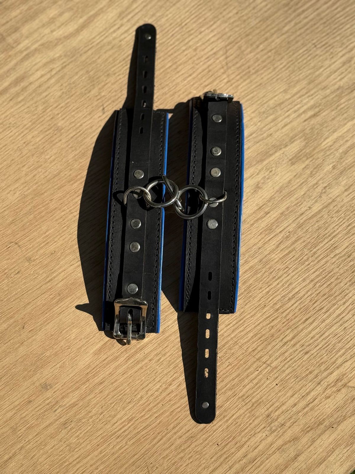Single Strap Padded Leather Cuffs (Pair), photo 11 of 12