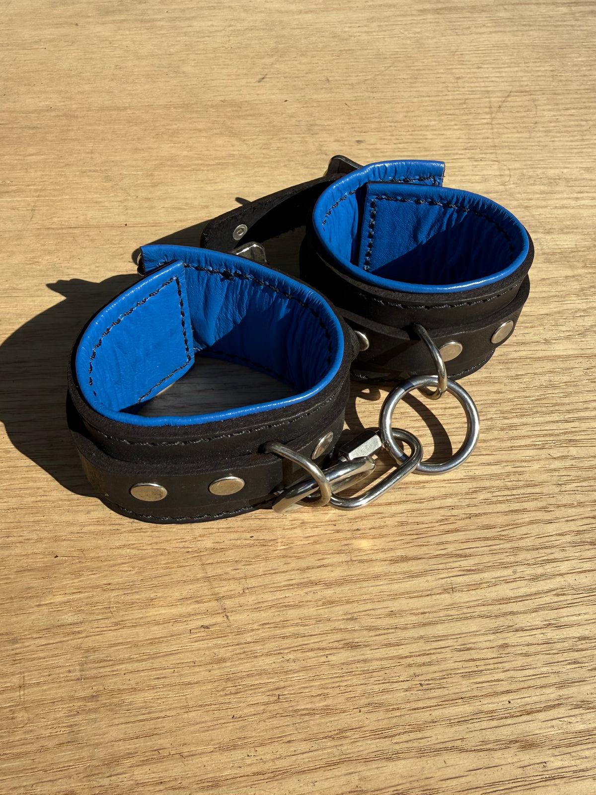 Single Strap Padded Leather Cuffs (Pair), photo 10 of 12