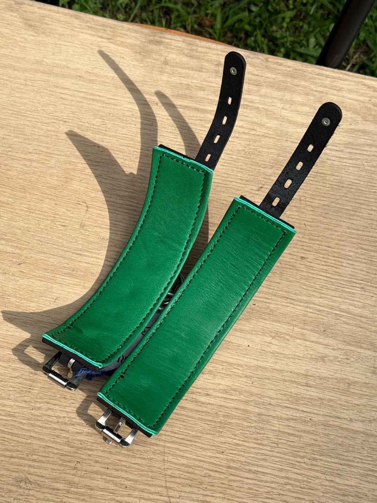 Single Strap Padded Leather Cuffs (Pair), photo 3 of 12