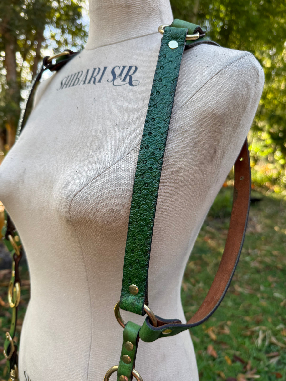Hand-Dyed Riggers Harness, colour option