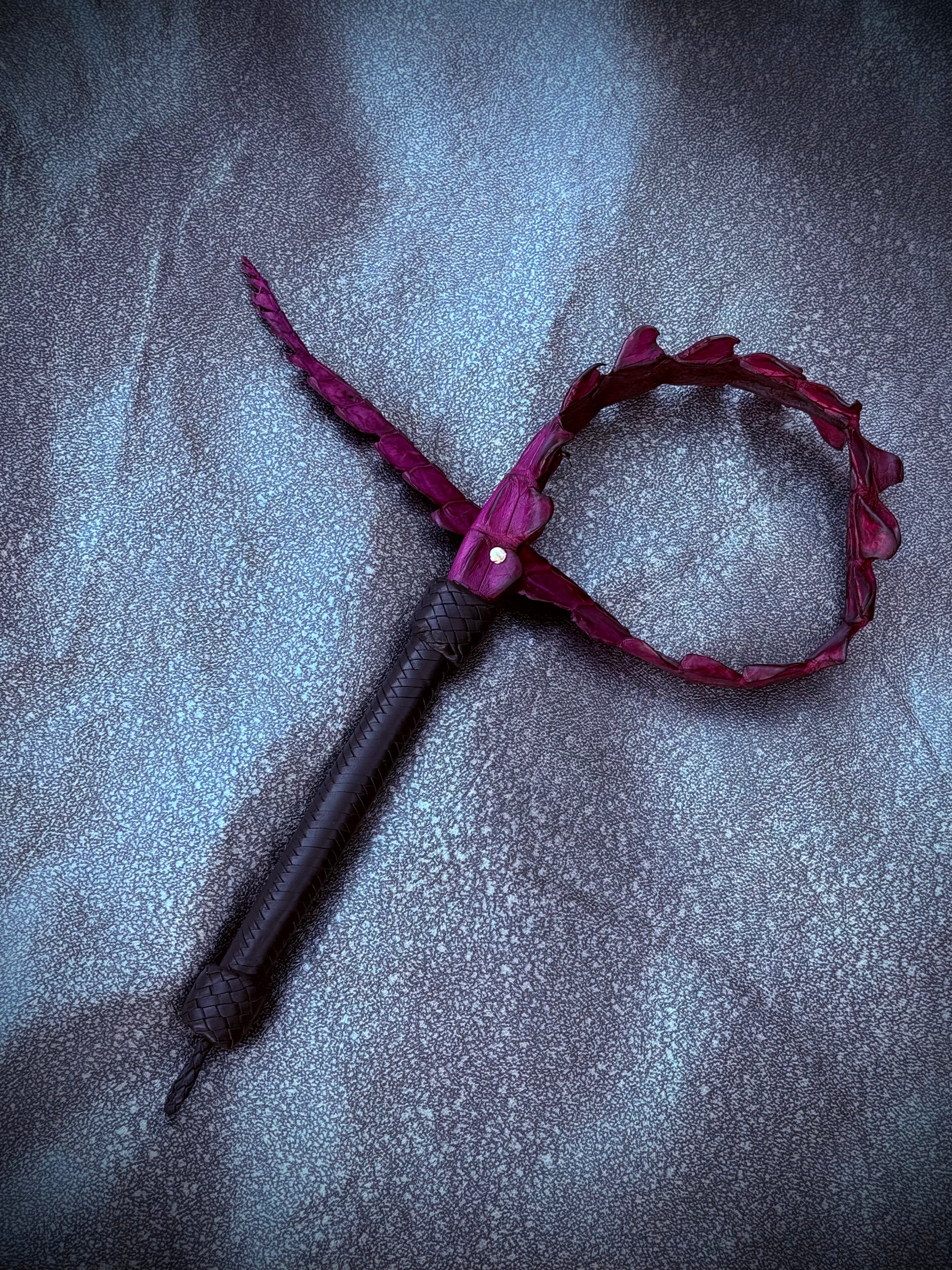 Purple Dragon Tail Flogger, photo 2 of 5