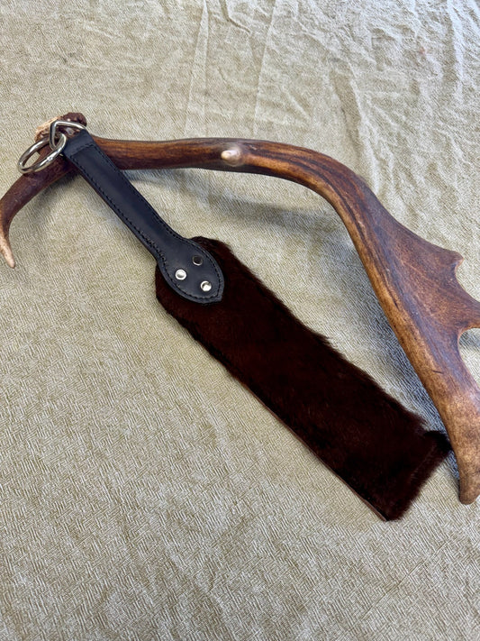 Kangaroo and Water Buffalo Leather Flapper Paddle, handmade in Australia by The Shibari Sir